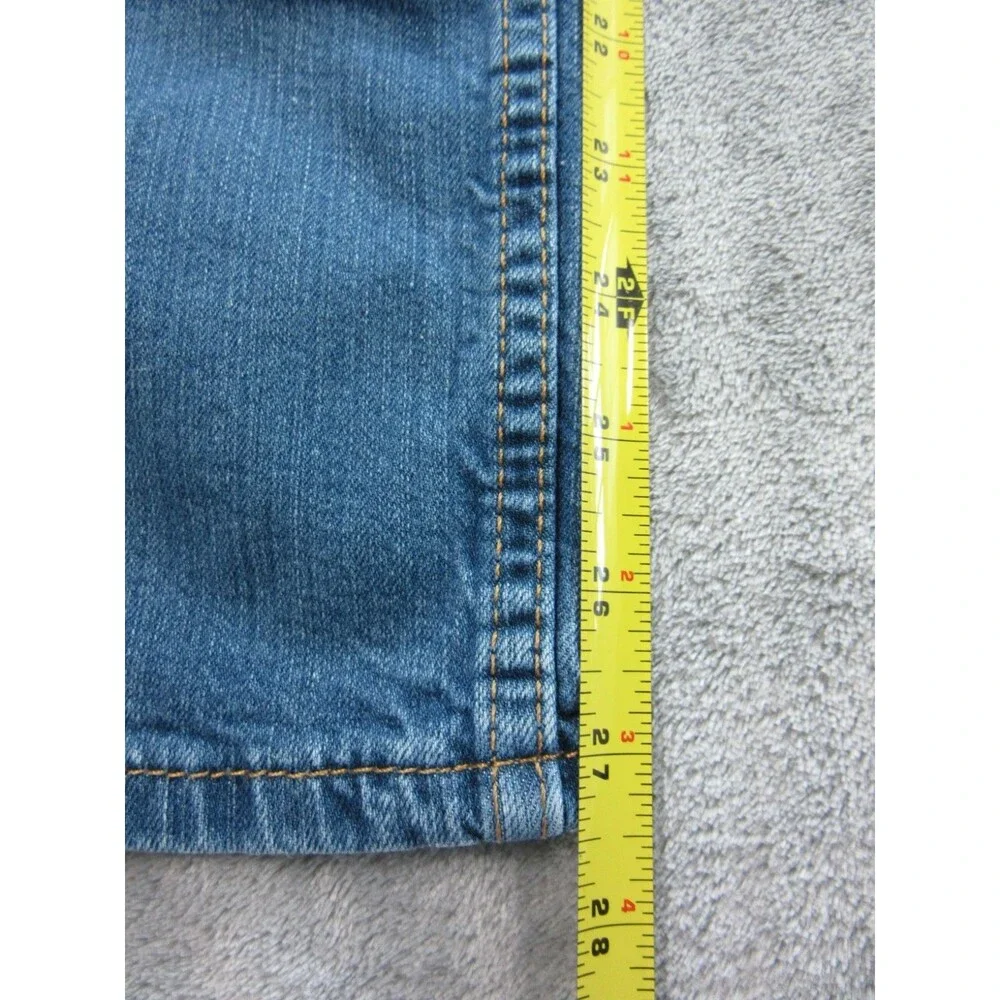 Levis 559 Mens 33 x 30 Jeans (Actual 29 x 27.5) Fly Zipper Medium Wash Blue